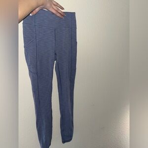 Light blue Lululemon leggings
